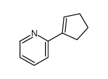 2-(cyclopenten-1-yl)pyridine结构式