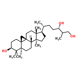 (3β,9β,24S)-9,19-Cyclolanostane-3,24,25-triol picture