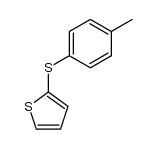 2-p-tolylsulfanyl-thiophene Structure