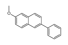 2-methoxy-6-phenylnaphthalene structure