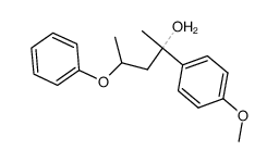 2-(4-Methoxy-phenyl)-4-phenoxy-pentan-2-ol Structure