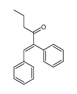 1,2-diphenylhex-1-en-3-one结构式