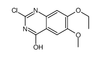 2-chloro-7-ethoxy-6-methoxy-1H-quinazolin-4-one结构式