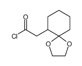 (1,4-Dioxa-spiro[4.5]dec-6-yl)-acetyl chloride Structure