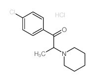 1-(4-chlorophenyl)-2-(1-piperidyl)propan-1-one Structure