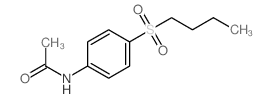 Acetamide,N-[4-(butylsulfonyl)phenyl]- Structure