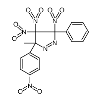 3-methyl-4,4,5-trinitro-3-(4-nitro-phenyl)-5-phenyl-4,5-dihydro-3H-pyrazole Structure