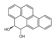 4,5-dihydrobenzo[a]pyrene-4,5-trans-(e,e)-diol Structure