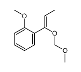 1-methoxy-2-[1-(methoxymethoxy)prop-1-enyl]benzene Structure