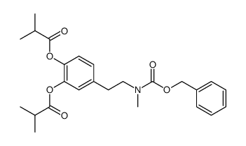 3,4-O-diisobutyryl-N-benzyloxycarbonylepinine Structure