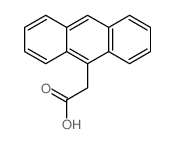 2-anthracen-9-ylacetic acid结构式