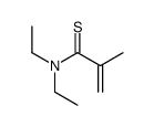 N,N-diethyl-2-methylprop-2-enethioamide结构式