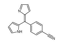 4-[1H-pyrrol-2-yl(pyrrol-2-ylidene)methyl]benzonitrile Structure