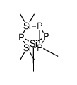 1,2,4,6-Tetraphospha-3,5,7-trisilatricyclo(2.2.1.02,6)heptane, 3,3,5,5,7,7-hexamethyl Structure