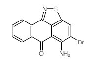 5-Amino-4-bromo-6H-anthra(9,1-cd)isothiazol-6-one结构式