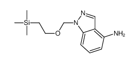 1-(2-trimethylsilylethoxymethyl)indazol-4-amine Structure