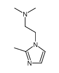 N,N-dimethyl-2-(2-methylimidazol-1-yl)ethanamine Structure