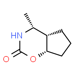 Cyclopent[e]-1,3-oxazin-2(3H)-one, hexahydro-4-methyl-, (4-alpha-,4a-ba-,7a-ba-)- (9CI) structure