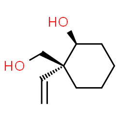 Cyclohexanemethanol, 1-ethenyl-2-hydroxy-, (1R,2S)-rel- (9CI) Structure