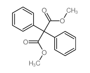 dimethyl 2,2-diphenylpropanedioate Structure