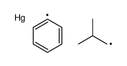 2-methylpropyl(phenyl)mercury结构式