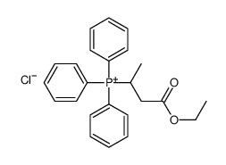 (4-ethoxy-4-oxobutan-2-yl)-triphenylphosphanium,chloride Structure