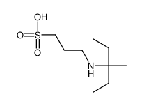 3-(3-methylpentan-3-ylamino)propane-1-sulfonic acid Structure