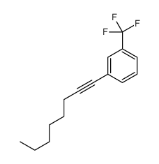 1-oct-1-ynyl-3-(trifluoromethyl)benzene结构式