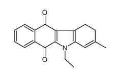 5-ethyl-3-methyl-1,2-dihydrobenzo[b]carbazole-6,11-dione Structure