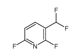 3-(Difluoromethyl)-2,6-difluoropyridine structure