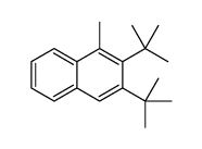 2,3-ditert-butyl-1-methylnaphthalene结构式