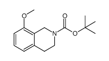 tert-butyl 8-methoxy-3,4-dihydroisoquinoline-2(1H)-carboxylate结构式