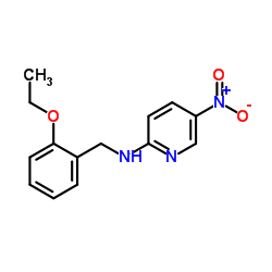 N-(2-Ethoxybenzyl)-5-nitro-2-pyridinamine structure