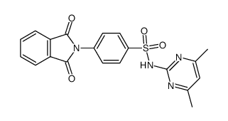 N-(4,6-dimethylpyrimidin-2-yl)-4-(1,3-dioxoisoindolin-2-yl)benzenesulfonamide结构式