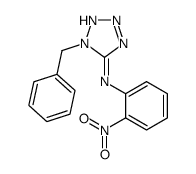 1-benzyl-N-(2-nitrophenyl)tetrazol-5-amine Structure