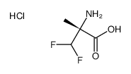 (2R)-2-amino-3,3-difluoro-2-methylpropanoic acid,hydrochloride Structure