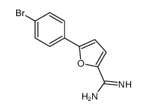 5-(4-bromophenyl)furan-2-carboximidamide结构式