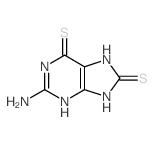 1H-Purine-6,8-dithione, 2-amino-7, 9-dihydro- picture