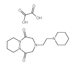 3-(2-Piperidin-1-ylethyl)hexahydro-1H-pyridazino[1,2-a][1,2,5]triazepine-1,5(2H)-dione oxalate structure