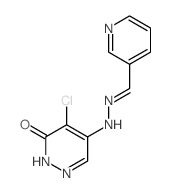 4-chloro-5-((2Z)-2-(pyridin-3-ylmethylidene)hydrazinyl)-2H-pyridazin-3-one picture