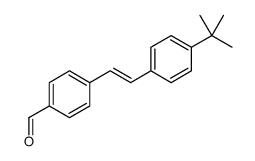 4-(2-(4-tert-butylphenyl)vinyl)benzaldehyde Structure