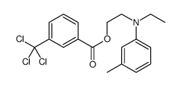 2-[ethyl(3-methylphenyl)amino]ethyl 3-(trichloromethyl)benzoate picture