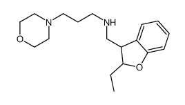 N-[(2-ethyl-2,3-dihydro-1-benzofuran-3-yl)methyl]-3-morpholin-4-ylpropan-1-amine Structure