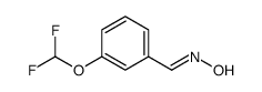 3-(difluoromethoxy)benzaldehyde oxime Structure