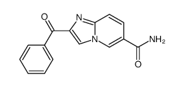 2-benzoylimidazo[1,2-a]pyridine-6-carboxamide结构式