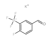 POTASSIUM 2-FLUORO-5-FORMYLPHENYLTRIFLUOROBORATE Structure