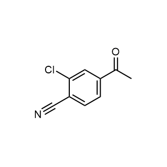 4-Acetyl-2-chlorobenzonitrile Structure