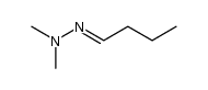 Butyraldehyde dimethyl hydrazone结构式