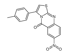 3-(4-methylphenyl)-7-nitro-[1,3]thiazolo[2,3-b]quinazolin-5-one Structure