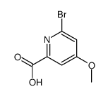 6-Bromo-4-methoxypicolinic acid Structure